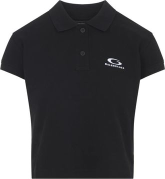 Balenciaga SS Polo - Dames - Polos - Zwart - XS - Tops