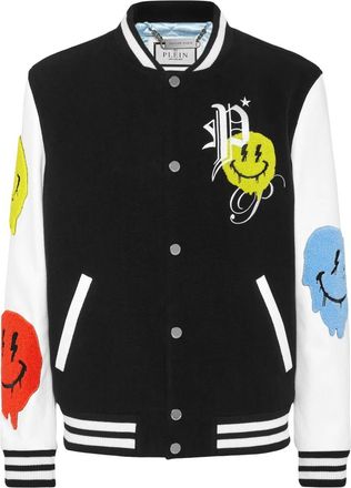 Philipp Plein Heren, Jassen, Veelkleurig, Maat: 3XL Wol