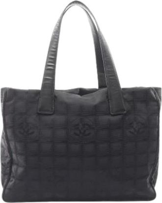 Chanel Pre-owned Tote Bags, female, Black, Size: ONE SIZE Pre-owned Vintage Tote Bag