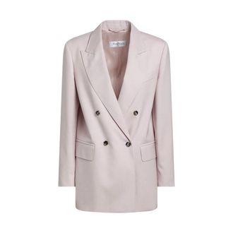 Max Mara Mxmombrosa Jacket - female - Max Mara - Blazers - Pink - XS - Jackets