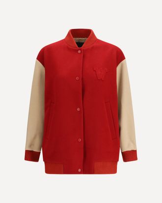 Weekend by Max Mara Oversized Bomber in double wool Female 44