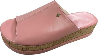 Generic Womens Platform Sandals, Slip In Shoes, Platform Fashion, Solid Wedge Sandals, Colour Shoes, Roman Sandals, Black, 42, pink, 8.5 UK