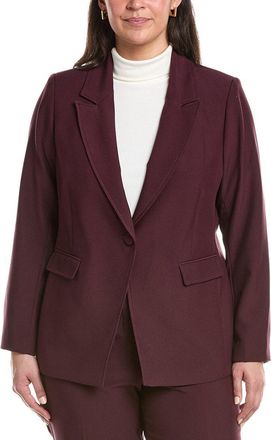 Tahari by ASL Plus Solid Blazer