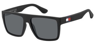 Tommy Hilfiger TH 1605/S Matte Black/Grey 56/16/140 men Sunglasses