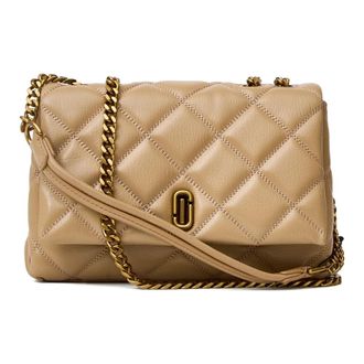 Marc Jacobs Gewatteerde Slim Dual Convertible Schoudertas - Dames - Schoudertassen - Bruin - ONE Size - Leer - Tassen