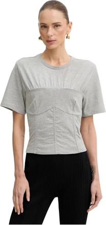 Patrizia Pepe Mujer, Camisetas, Gris, Talla: L