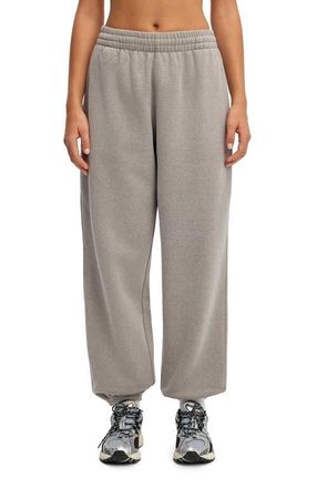Cotton On Womens Active Plush Boyfriend Jogger in Mocha Marle at Nordstrom, Size Medium