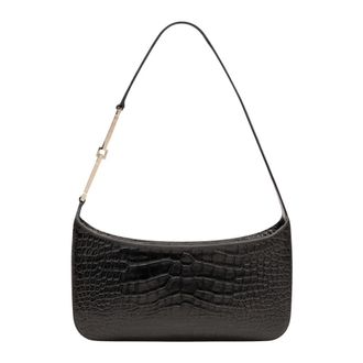 Tom Ford Tassen, Dames, Zwart, ONE Size, Tumbled Croc Small Sho