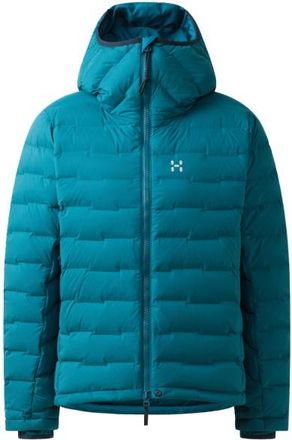 Haglöfs Spitz Down Hood Daunenjacke für Damen | blau/türkis