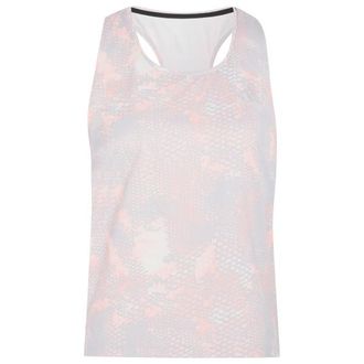 adidas ADI365 Running Animal Print Iconic Tank Top f&uuml;r Damen | wei&szlig;