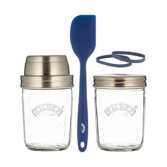 Kilner Sourdough Starter Set, 2 Glass Jars with Spatula and Measuring Markers in Clear at Nordstrom