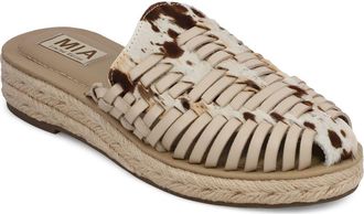 Mia Erin Espadrille Mule in Off Whte at Nordstrom, Size 8.5