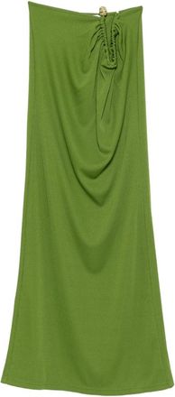 CHRISTOPHER ESBER Ribbed Gathered-effect Skirt