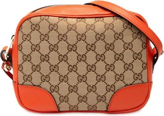 Gucci Pre-owned Cross Body Bags, female, Brown, Size: ONE SIZE Pre-owned Patterned Shoulder Bag