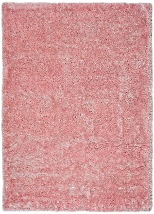 Atticgo Alfombra shaggy rosa 140x200 cm