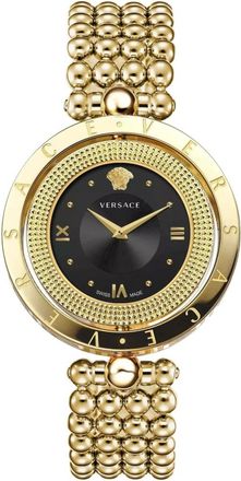 Versace Armbanduhr - Dames - Horloges - Geel - ONE Size - Accessoires