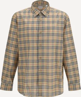 Burberry Camicia con motivo Check all over Man XL