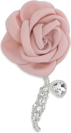 Magda Butrym Orecchini con pendente a fiore - Rosa