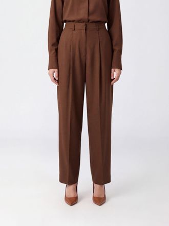 Gianluca Capannolo High-Waisted Straight-Leg Wool Tailored Trousers with Darts