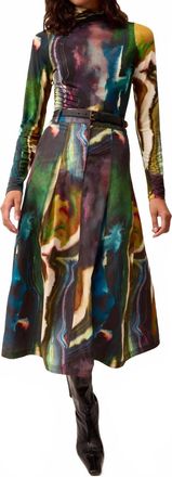 Marie Oliver Eloise Printed Shirt Top In Multicolor