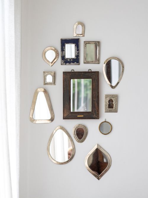 8 mirror gallery walls you're going to want to check out immediately, mirror wall decor ideas, how to decorate with mirrors, gallery wall with mirrors inspiration, interior inspiration mirror wall, mirror wall decor ideas