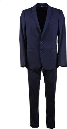 Dolce & Gabbana Martini Collection Herenpak - Heren - Business pakken - Blauw - XL - Wol - Kostuums