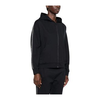 Fabiana Filippi Zip-Through Hoodie - Dames - Vesten met rits - Blauw - S - Hoodies & sweatvesten