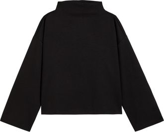Eileen Fisher Eileen Fisher Funnel Neck Jersey top - Black - M (UK 14-16 / L)