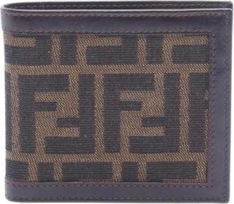 Fendi Pre-owned Wallets, female, Brown, Size: ONE SIZE Pre-owned Vintage Wallet (bi-fold)