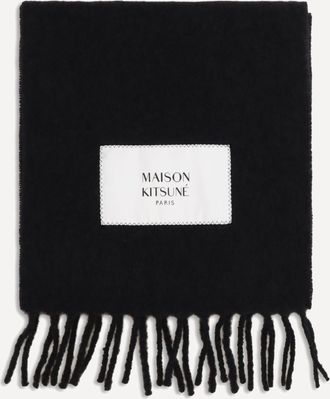 Maison Kitsun&eacute; Baby alpaca Scarf Male UNI