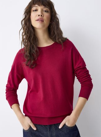 Twik Womens Crew-neck loose sweater