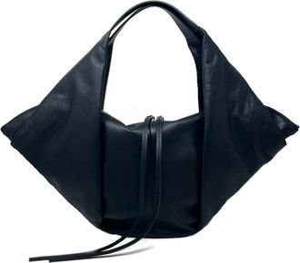 Vic Mati&eacute; Shirley Origami Tas - Dames - Schoudertassen - Zwart - ONE Size - Leer - Tassen