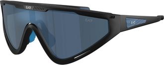 Moncler Injected Geometric Zonnebrillen - Heren - Zonnebrillen - Zwart - 36 MM - Accessoires