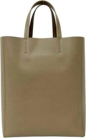 Celine Pre-owned Vintage Tote Bag - Dames - Vintage Shopper - Beige - ONE Size - Leer - Vintage