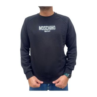 Moschino Hombre, Sudaderas, Negro, Talla: M