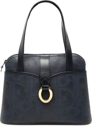 Dior Pre-owned Dior Diorissimo Trotter Coated Canvas Handbag AWOSCKFMFOLZTH1T