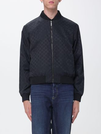Gucci Bomber reversibile in nylon con monogramma GG e collo bomber