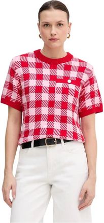 Barbour Truien & Vesten, Dames, Rood, S, Katoen, Esther Gebreide Trui