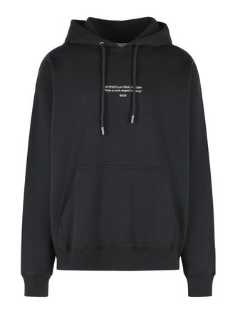 Off-white Statement Black Cotton Sweatshirt