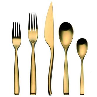 Mepra Arte Flatware Set - 20 Pieces in Ice Gold at Nordstrom