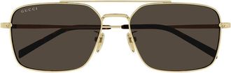 Gucci Sunglasses, male, Yellow, Size: 58 MM Gg1957Sa Sunglasses