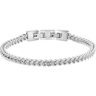 Van Heusen Mens Franco Chain Bracelet in Silver at Nordstrom Rack
