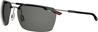 Tag Heuer Rubber Flex Zonnebril - unisex - Accessoires - Zwart - Maat: 69 MM