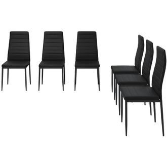 Vicco Silla De Comedor Grand, Negro, 42.5 X 48 Cm Juego De 6
