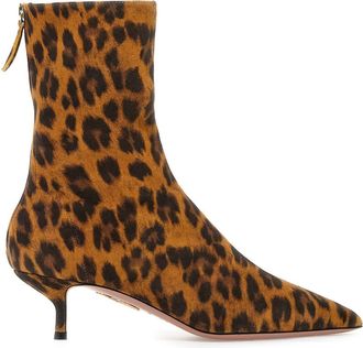 Aquazzura Montmartre Leather Ankle Boots