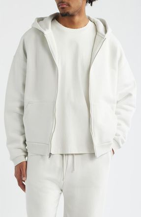 Elwood Core Zip Hoodie in Vintage White at Nordstrom, Size Xx-Large