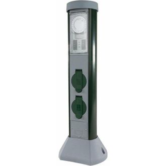 Ett Greencraft 2 Temporizador De Jard&iacute;n Socket 2