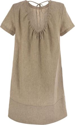 PESERICO Linnen Midi-jurk