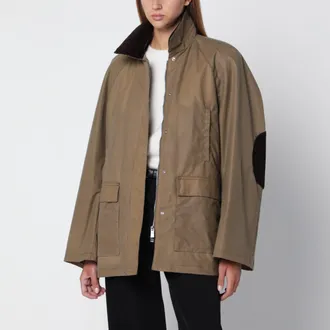 Toteme Desert beige waxed cotton country jacket