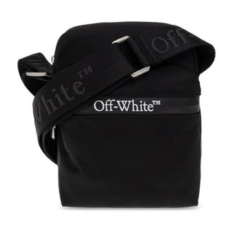 Off-white Borsa a tracolla in nylon da esterno - - Bags - Uomo - Nero - ONE SIZE
